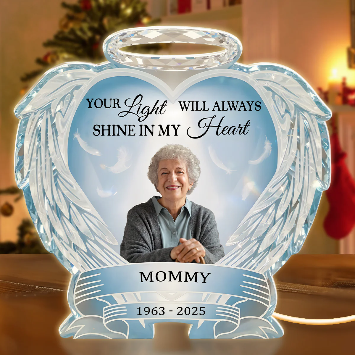 Your Light Will Always Shine In My Heart - Personalized Light Box