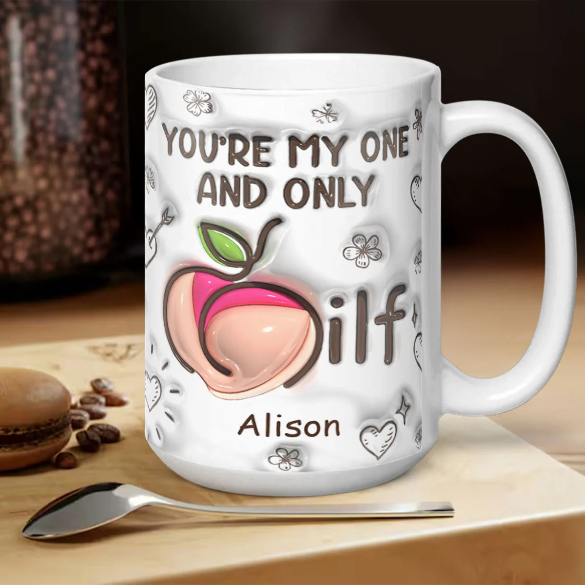 You're My One And Only - Personalized Mug - Image 5