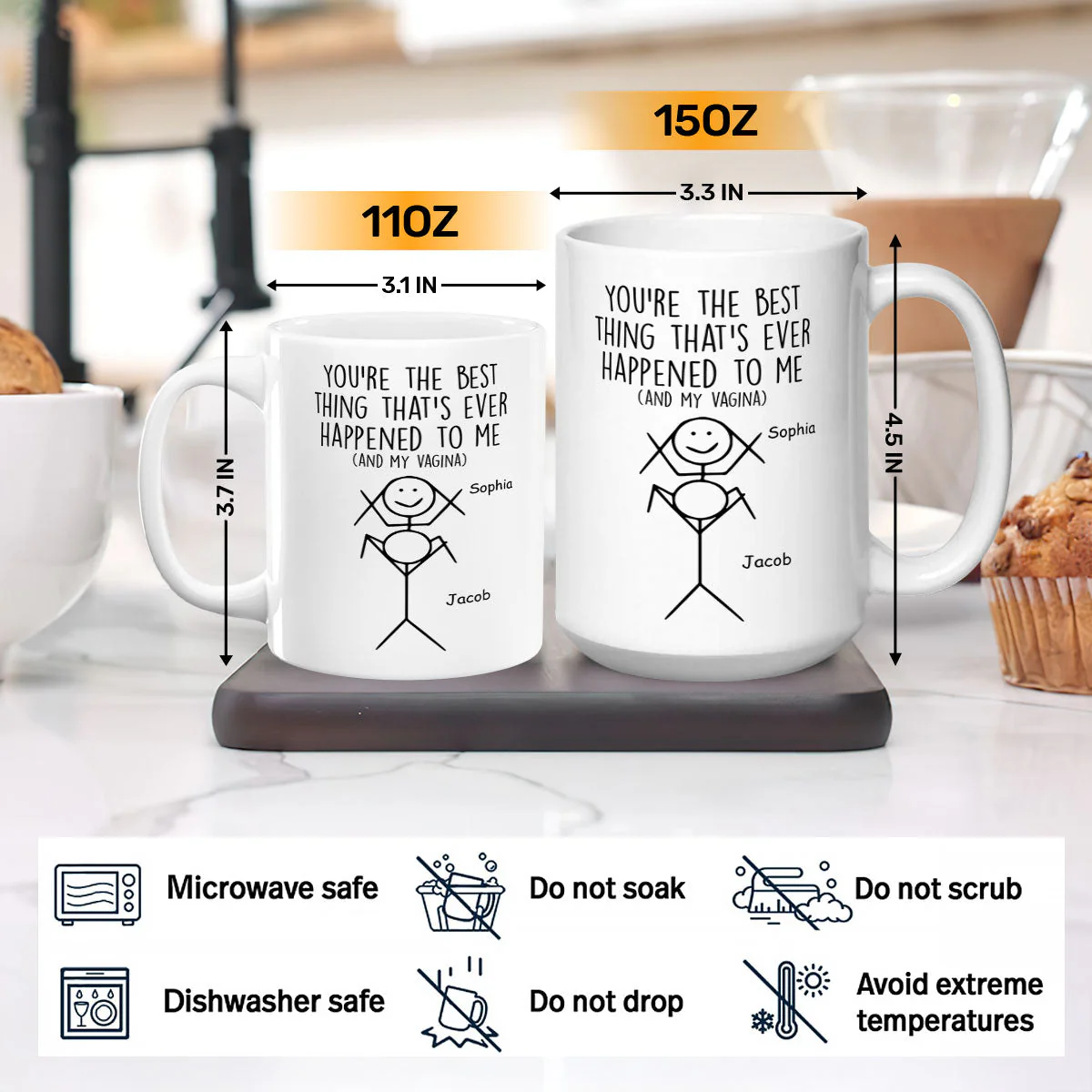 You're The Best Thing - Personalized Mug - Image 3